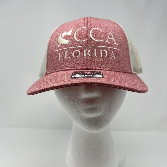 Richardson CCA Florida Red Heather and Birch Hat Medium / Large New - Picture 2 of 5